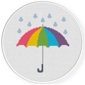 Charts Club Exclusive: Rainbow Umbrella Stitch Pattern