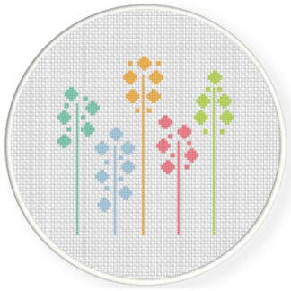 Colorful Vines Stitch Pattern
