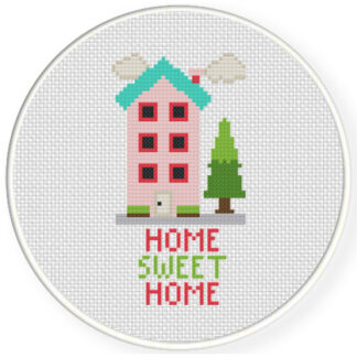 Cute Home Sweet Home Stitch Pattern