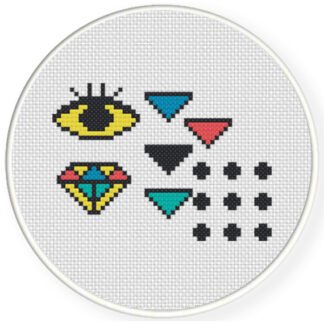 Charts Club Exclusive: Eye Thunder Design Stitch Pattern