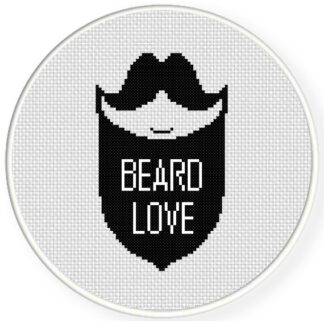 Love Your Beard Cross Stitch Pattern