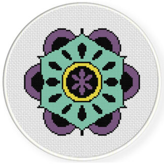 Mandala Cross Stitch Pattern