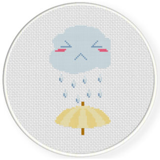 Rainy Day Cross Stitch Pattern