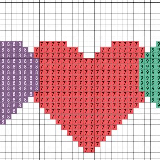 Triple Hearts Cross Stitch Pattern – Daily Cross Stitch