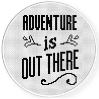 Adventure is Out There Cross Stitch Pattern