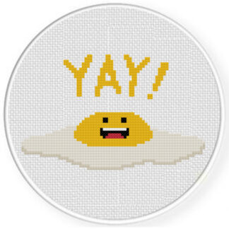 EGGcited Cross Stitch Pattern