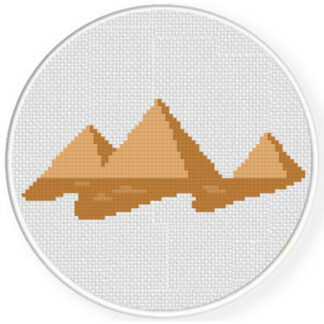 Egypt Pyramid Cross Stitch Pattern