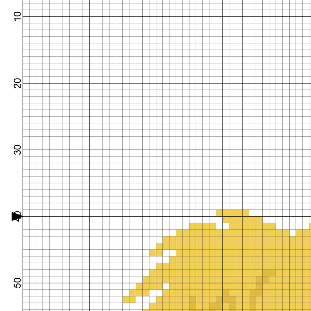 Fork in Haystack Cross Stitch Pattern – Daily Cross Stitch