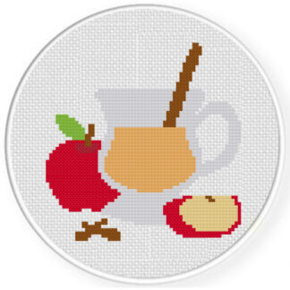 Hot Apple Cider Cross Stitch Pattern
