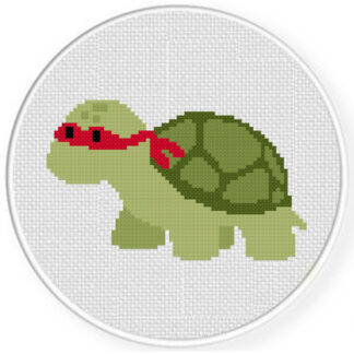 Ninja Turtle Cross Stitch Pattern