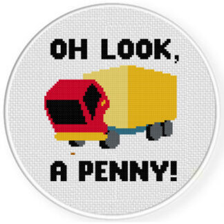 Oh Look A Penny Cross Stitch Pattern