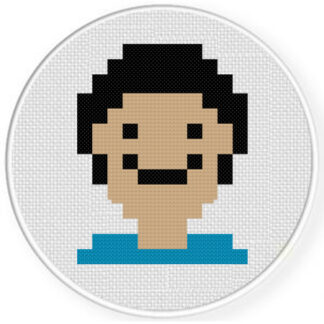 Pixel Guy Cross Stitch Pattern
