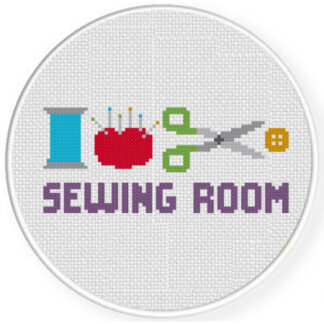 Sewing Room Cross Stitch Pattern