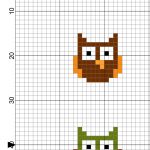 Tiny Autumn Owls Cross Stitch Pattern – Daily Cross Stitch