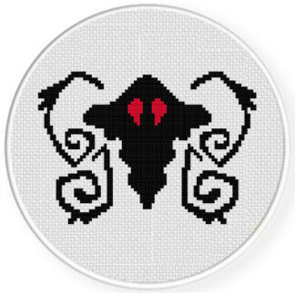 Baroque Ghost Cross Stitch Pattern