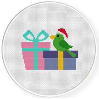 Bird Gifts Cross Stitch Pattern
