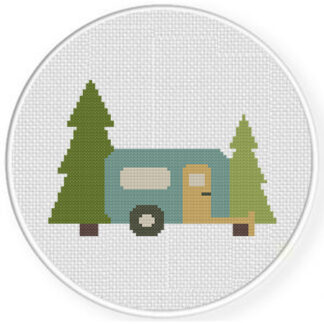 Caravan Cross Stitch Pattern