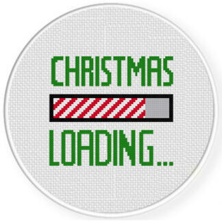 Christmas Loading Cross Stitch Pattern