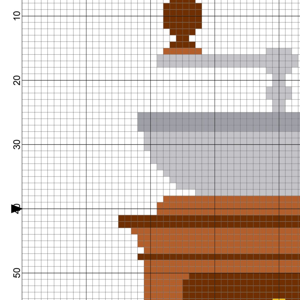 Coffee Grinder Cross Stitch Pattern – Daily Cross Stitch