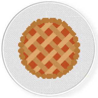 Whole Apple Pie Cross Stitch Pattern
