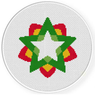 Christmas Lantern Cross Stitch Pattern