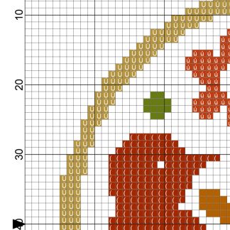 Floral Autumn Birds Cross Stitch Pattern – Daily Cross Stitch