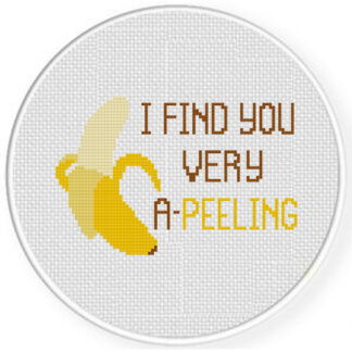 I Found You Very A-Peeling Cross Stitch Pattern