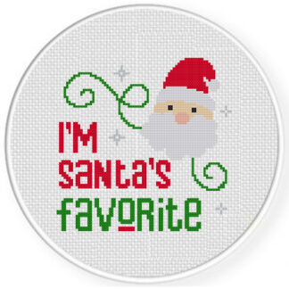 I'm Santas Favorite Cross Stitch Pattern