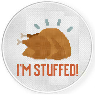 I'm Stuffed Cross Stitch Pattern