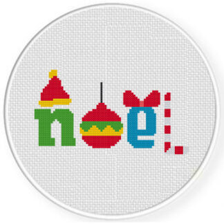 Christmas Noel Cross Stitch Pattern
