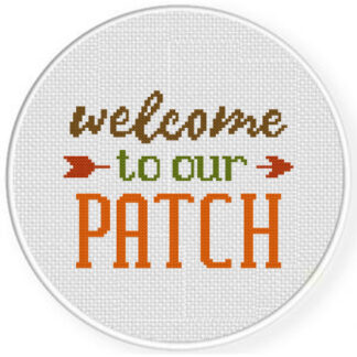 Welcome to Our Patch Cross Stitch Pattern