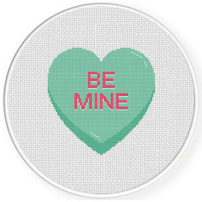 Be Mine Cross Stitch Pattern – Daily Cross Stitch