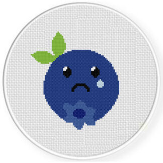 Blueberry Cross Stitch Pattern