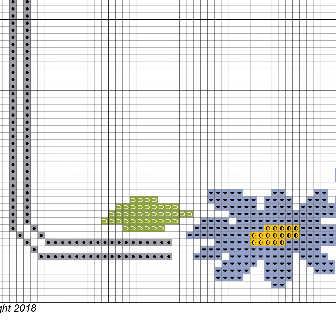 Flower Frame Cross Stitch Pattern – Daily Cross Stitch