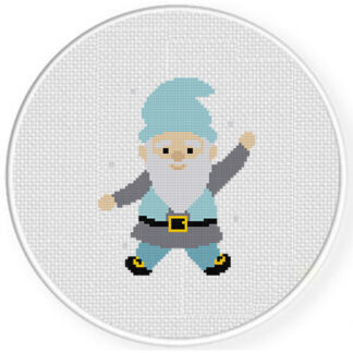 Winter Gnome Cross Stitch Pattern