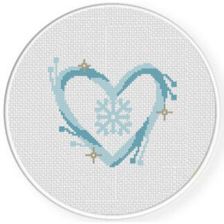 Winter Wreath Cross Stitch Pattern