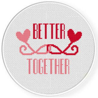 Better Together Cross Stitch Pattern