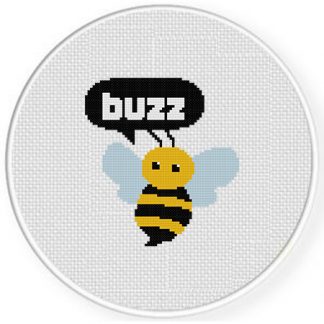 Buzz Bee Cross Stitch Pattern – Daily Cross Stitch