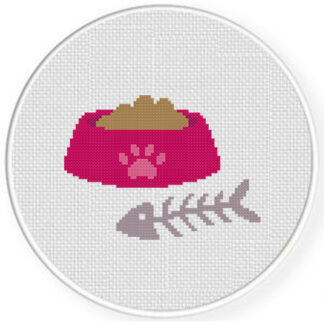Cat Foods Cross Stitch Pattern
