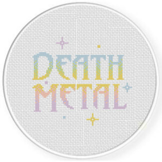 Death Metal Cross Stitch Pattern