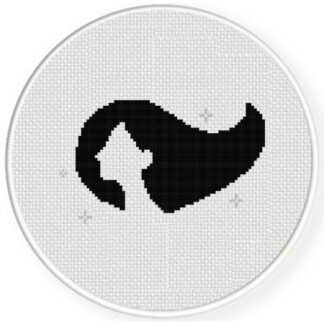 Gorgeous Hair Cross Stitch Pattern