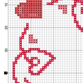 Heart Frame Cross Stitch Pattern – Daily Cross Stitch