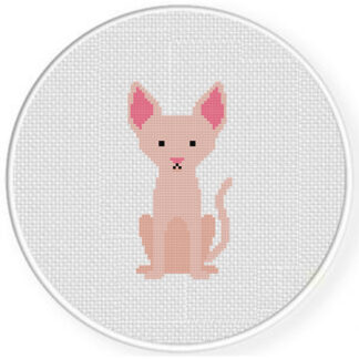 Sphynx Cat Cross Stitch Pattern