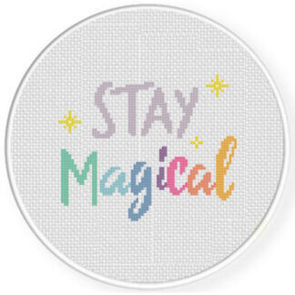 Stay Magical Cross Stitch Pattern