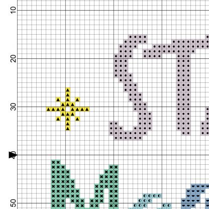 Stay Magical Cross Stitch Pattern – Daily Cross Stitch