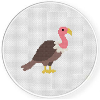 Vulture Cross Stitch Pattern
