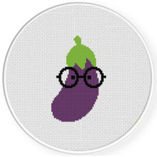 Aubergenius Cross Stitch Pattern