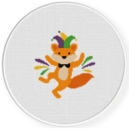 Dancing Fox Cross Stitch Pattern – Daily Cross Stitch