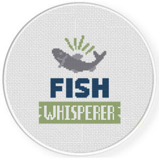 Fish Whisperer Cross Stitch Pattern