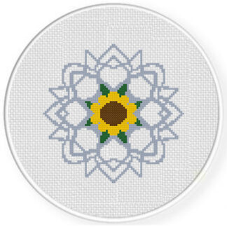 Flower Doily Cross Stitch Pattern